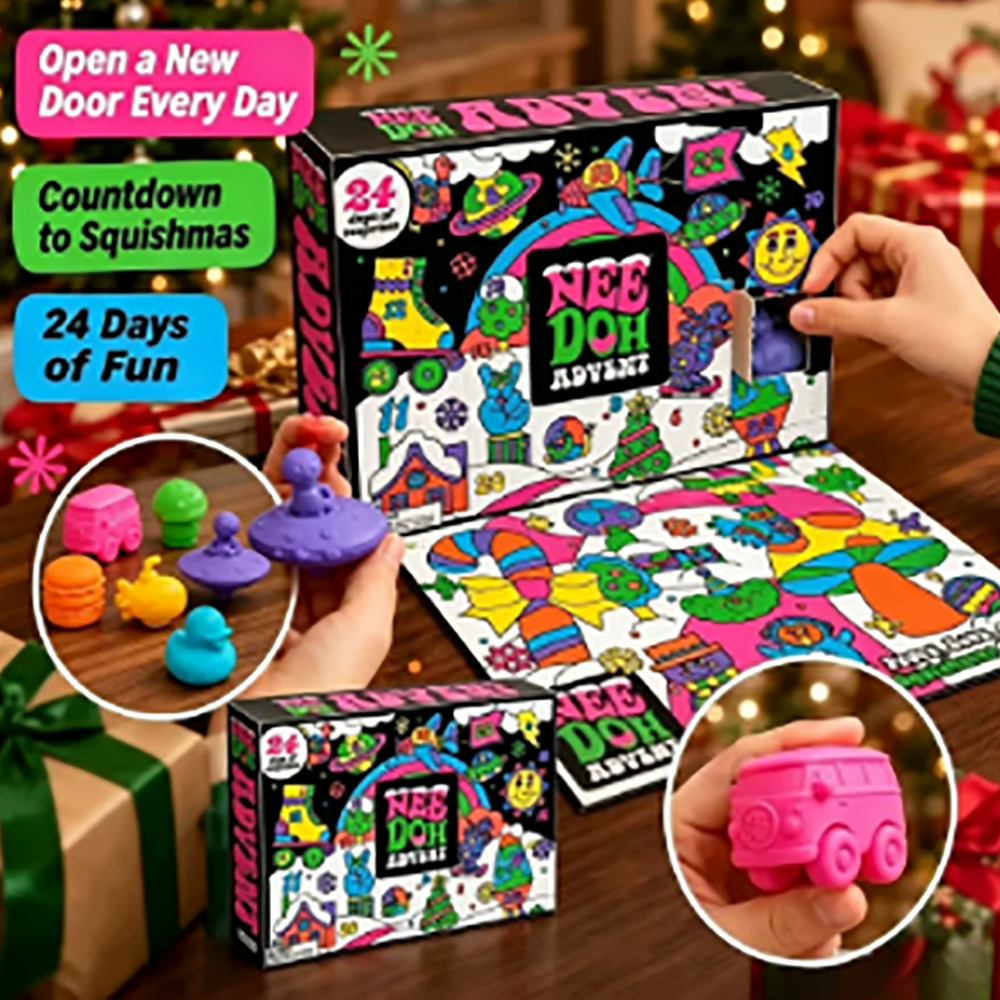 Advent Calendar Gift - 24개입 니-도 스퀴시 피젯 어드벤트 캘린더
