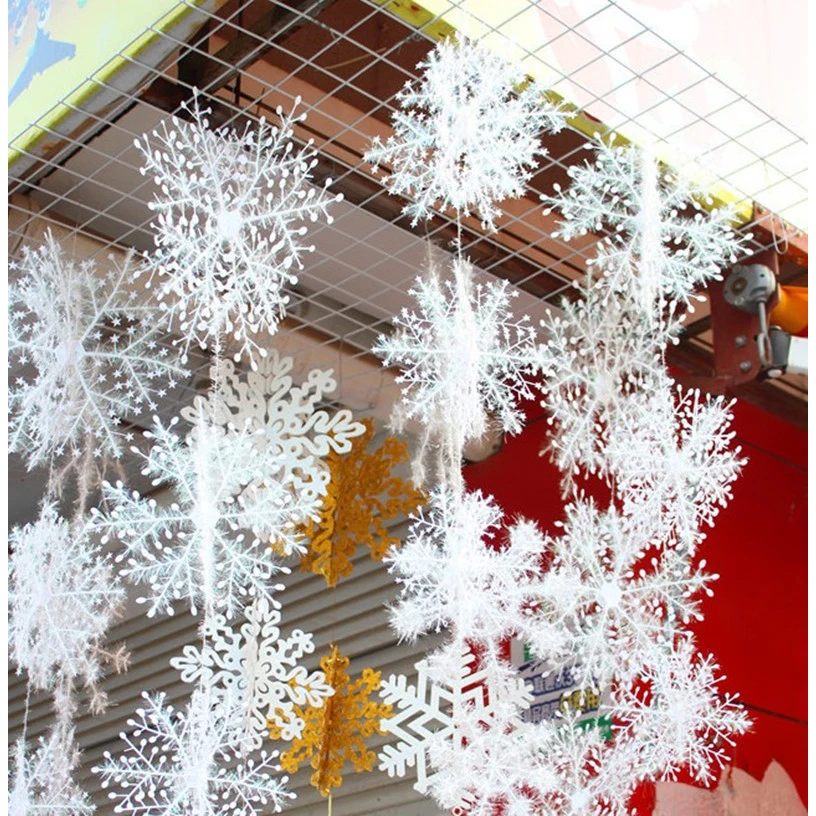 Christmas Tree Artificial - 크리스마스 눈꽃 장식 30개 세트, 크리스마스