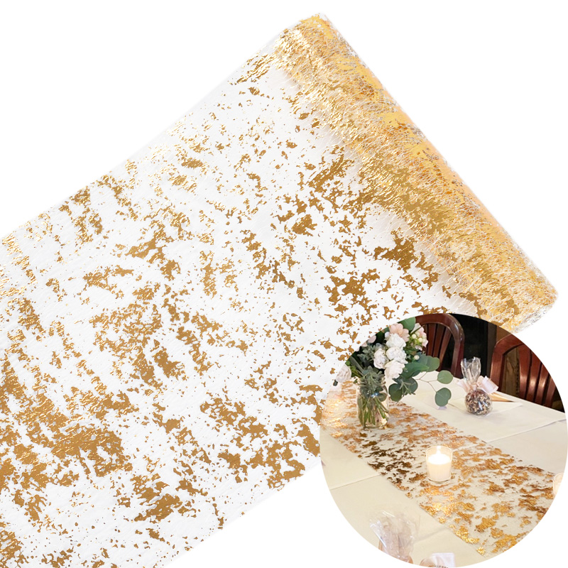 웨딩 테이블 러너 로즈 골드 스팽글 금속 메쉬 식탁보, - Christmas Table Runner 리뷰 및 가격