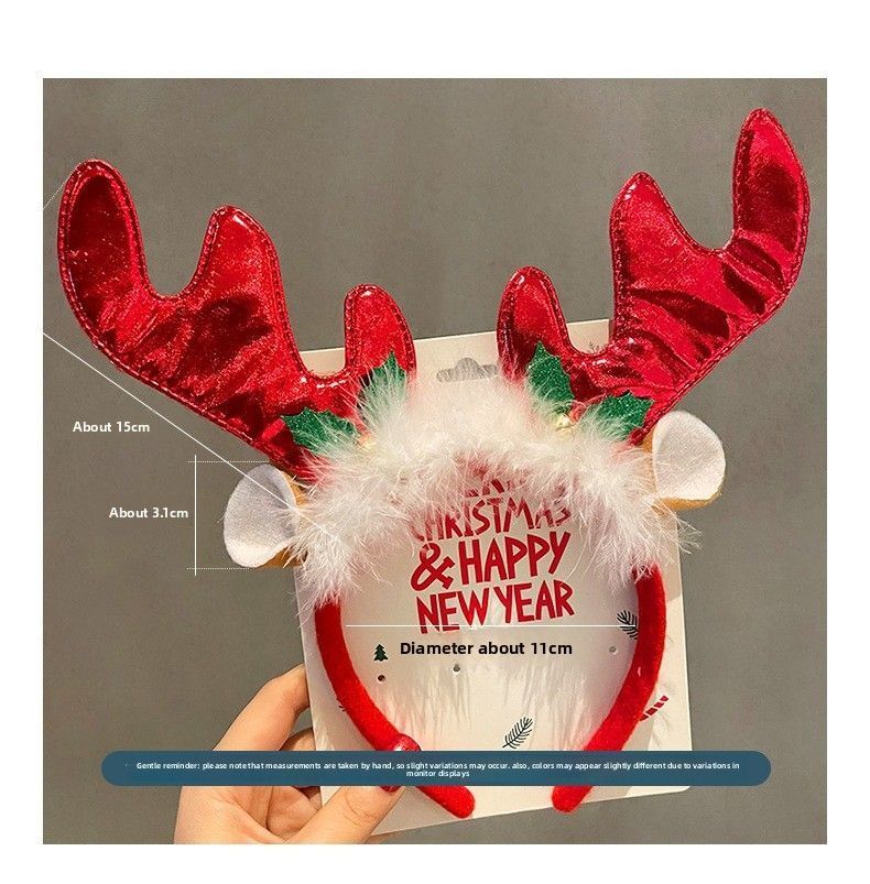 1~10개 세트 크리스마스 헤어밴드, 눈사람, 순록 뿔 - Reindeer Antlers Headband 리뷰 및 가격