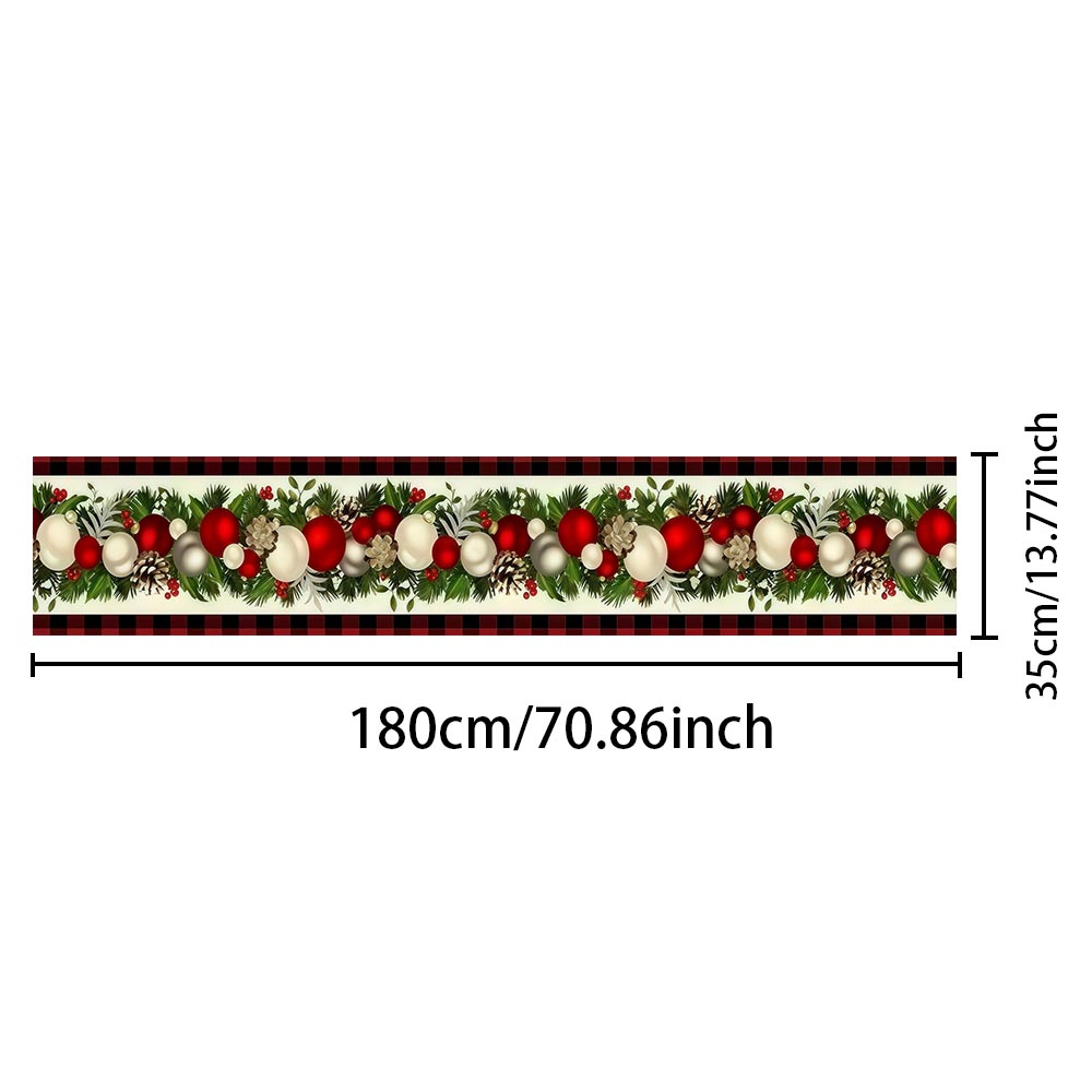 크리스마스 테이블 러너 레드 블랙 버팔로 플래드 크리스 - Christmas Table Runner 리뷰 및 가격