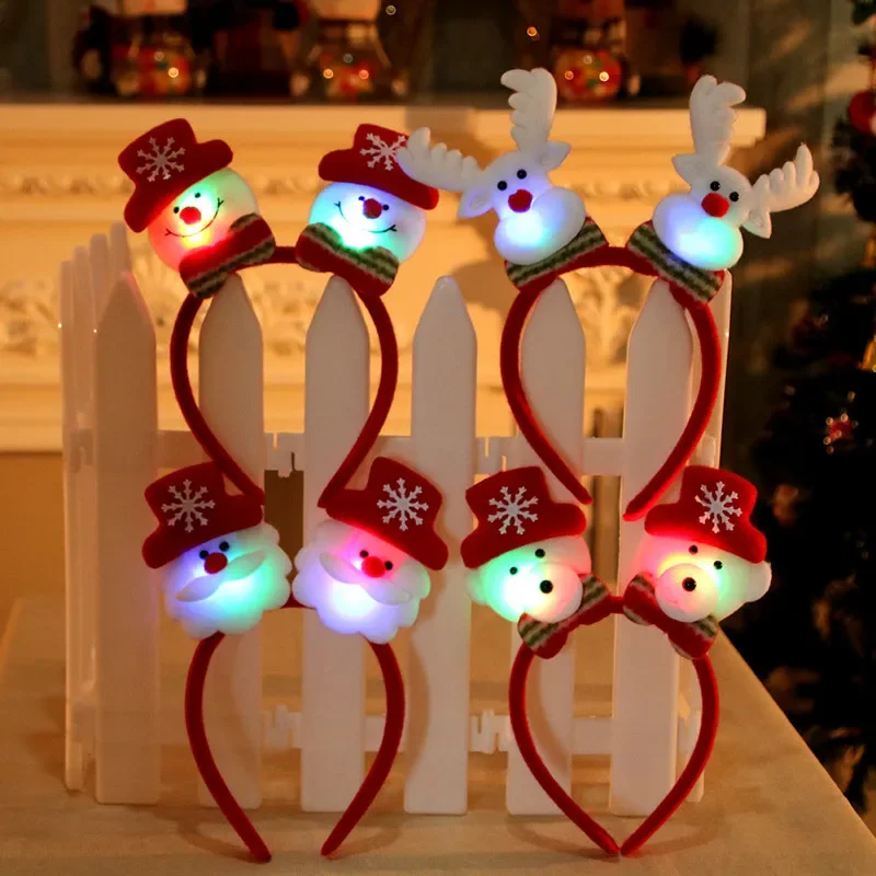 LED 발광 루돌프 엘크 뿔 머리띠 산타클로스 크리스마 - Reindeer Antlers Headband 리뷰 및 가격