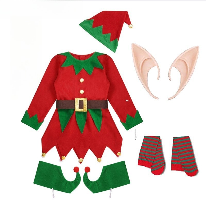 크리스마스 의상 성인용 크리스마스 의상 어린이용 크리스 - Elf Costume Christmas 리뷰 및 가격