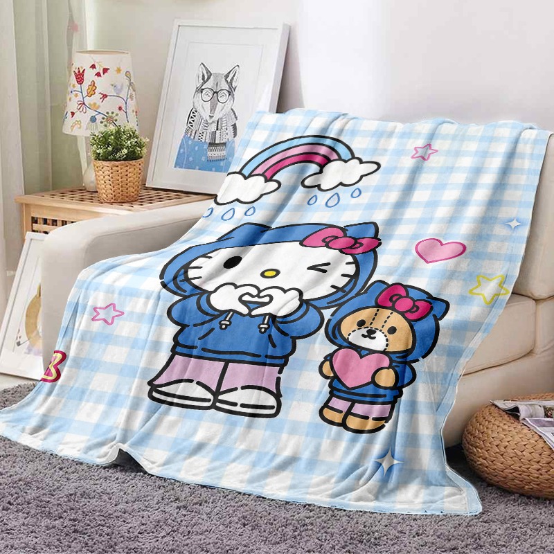 산리오 담요 헬로키티 곰 플레이드 플리스 담요, 침실이 - Christmas Throw Blanket 리뷰 및 가격