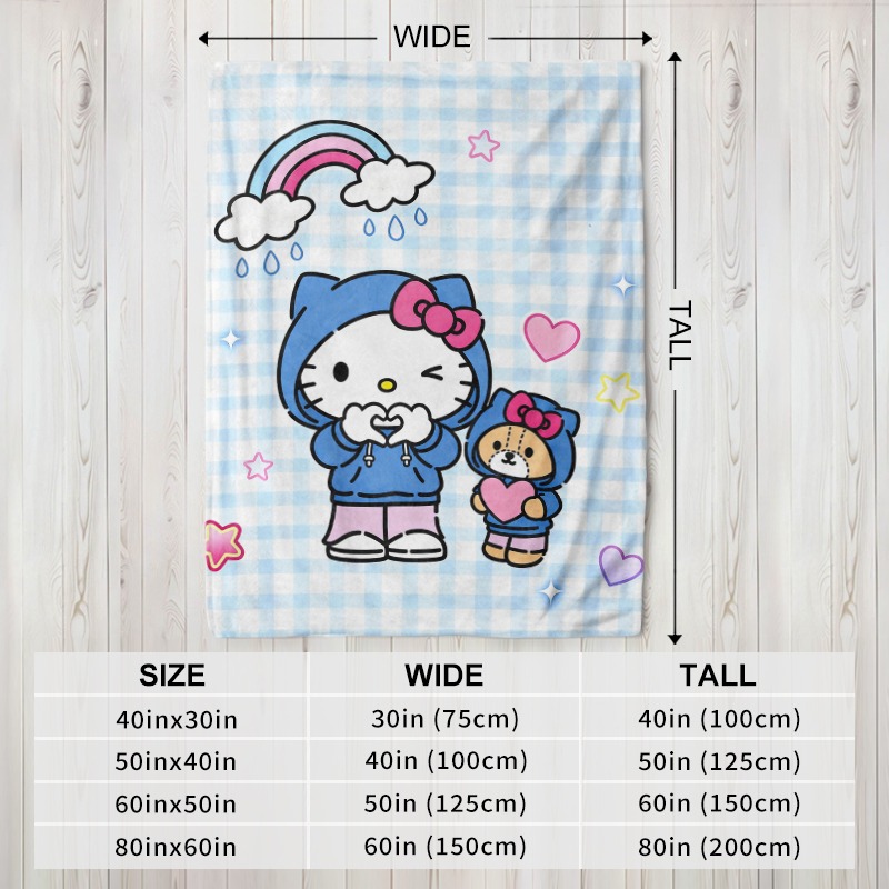 산리오 담요 헬로키티 곰 플레이드 플리스 담요, 침실이 - Christmas Throw Blanket 리뷰 및 가격