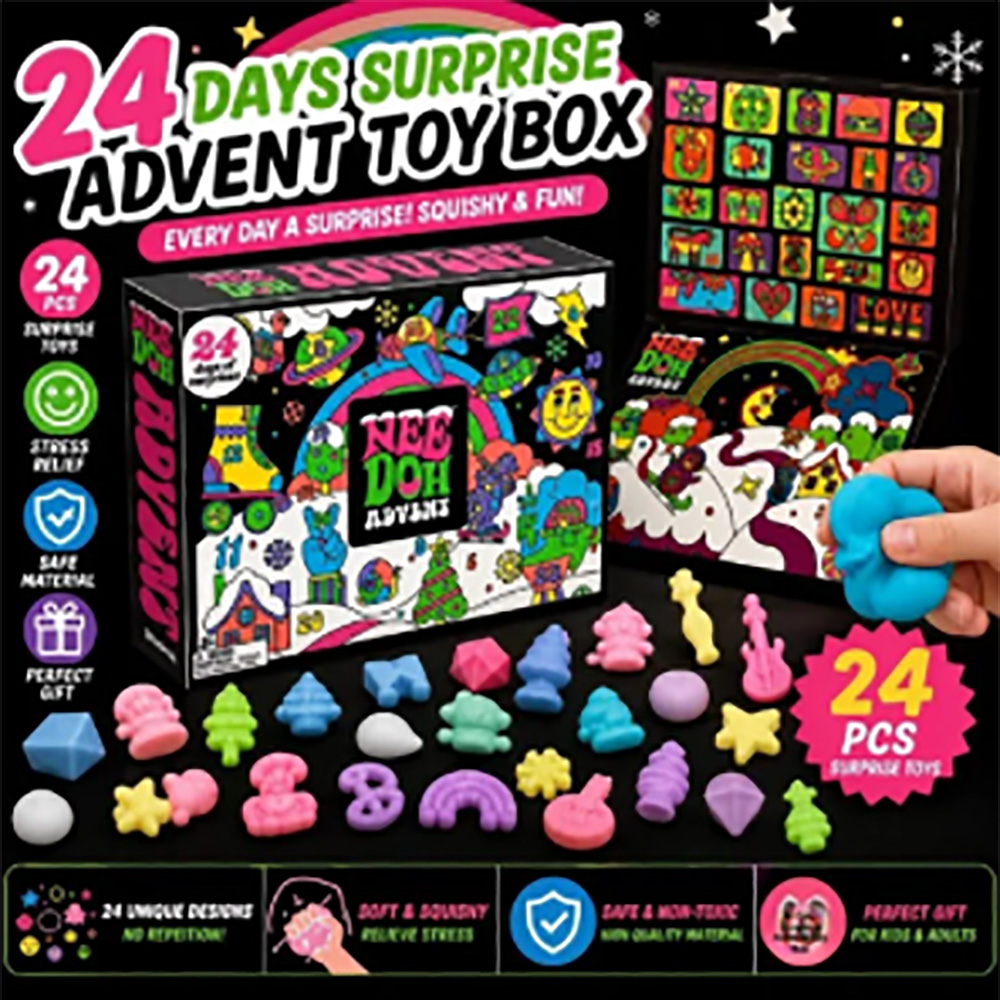 24개입 니-도 스퀴시 피젯 어드벤트 캘린더 블라인드  - Advent Calendar Gift 리뷰 및 가격