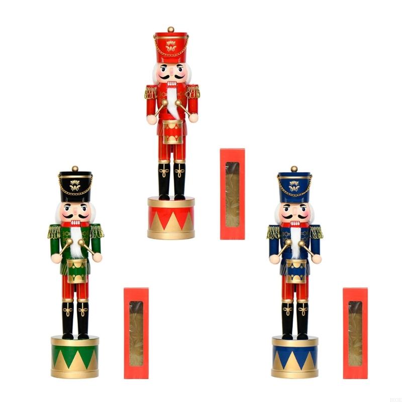 36Cm 나무 호두까기 인형 드럼 군인 입상 크리스마스 - Nutcracker Figurine 리뷰 및 가격