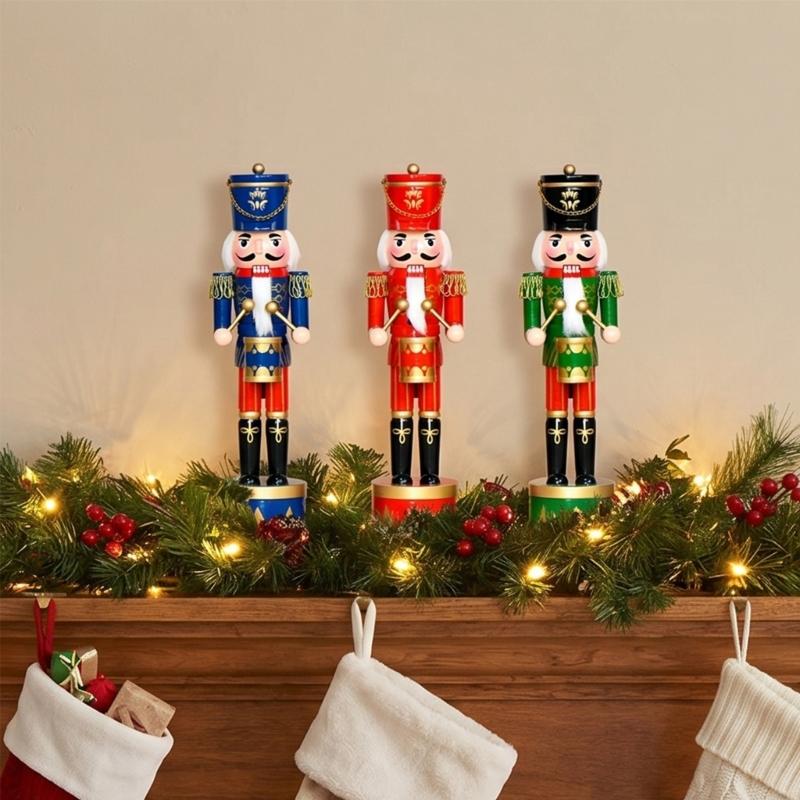 36Cm 나무 호두까기 인형 드럼 군인 입상 크리스마스 - Nutcracker Figurine 리뷰 및 가격