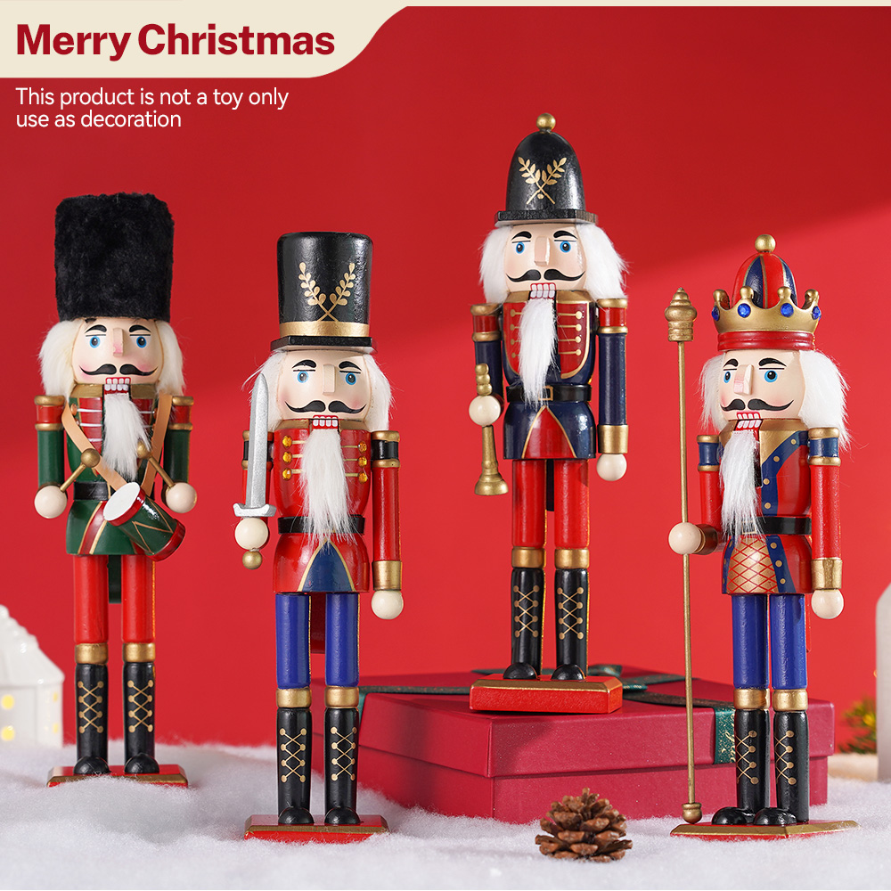30cm 나무 호두까기 인형 장식 군인 Figureme - Nutcracker Figurine 리뷰 및 가격