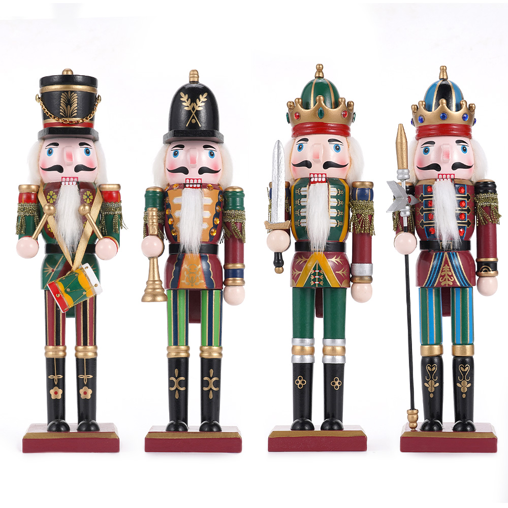 수제 나무 호두까기 인형 장난감, 크리스마스 장식 군인 - Nutcracker Figurine 리뷰 및 가격