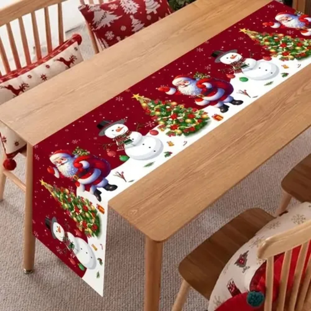 산타클로스 크리스마스 테이블 러너 크리스마스 홈 데코레 - Christmas Table Runner 리뷰 및 가격