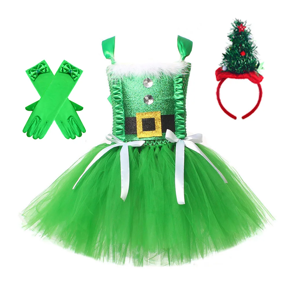 크리스마스 어린이 튜튜 드레스 순록 산타 엘프 의상 휴 - Elf Costume Christmas 리뷰 및 가격