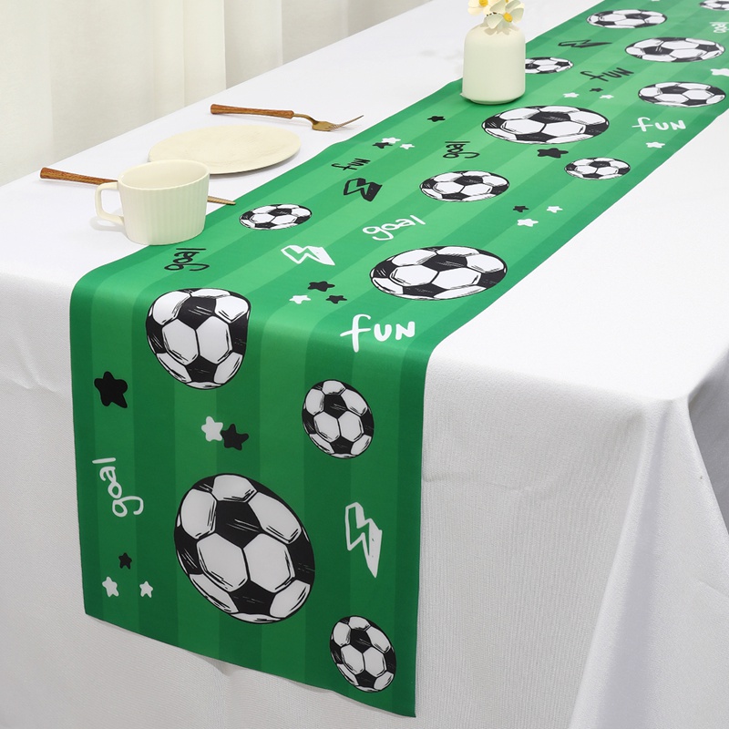 1pc 축구/축구 파티 테이블 플래그 테이블 센터 피스 - Christmas Table Runner 리뷰 및 가격